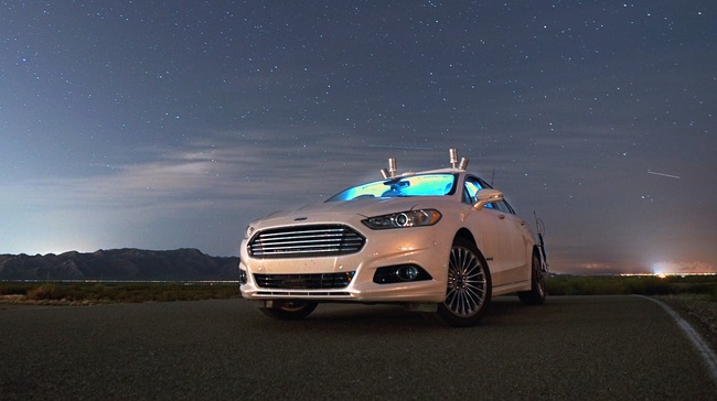 Ford thử nghiệm thành công xe tự hành trong đêm