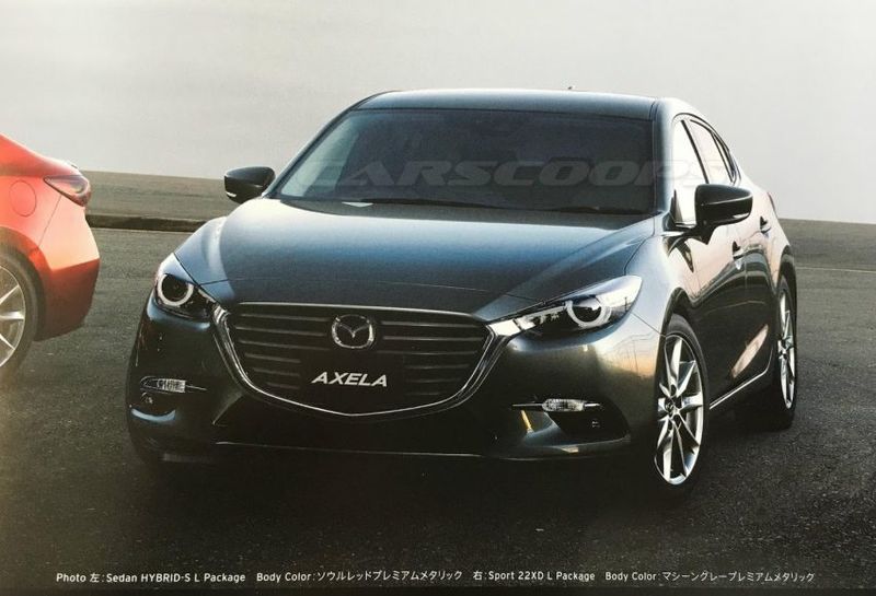 Mazda3 facelift 2017 gây sốt thế giới chỉ bằng một tấm ảnh chụp lén