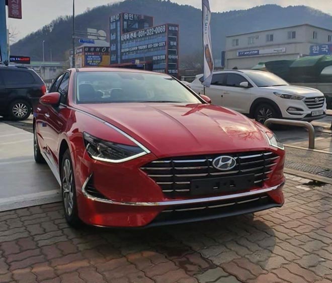 Ảnh thực tế Hyundai Sonata 2020 thế hệ mới tại Hàn Quốc