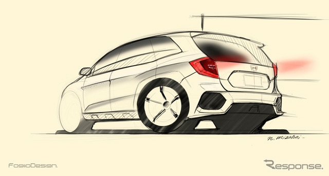 Hình ảnh phác họa của Honda CR-V thế hệ mới.
